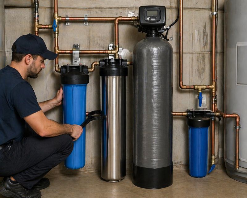 Whole Home Water Filtration in Houston, TX